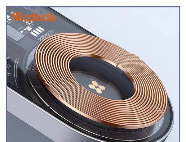 هولدر و شارژ وایرلس مگنتی مک دودو Mcdodo Transparent Magnetic Wireless Charging Car mount CH-2340 (E)