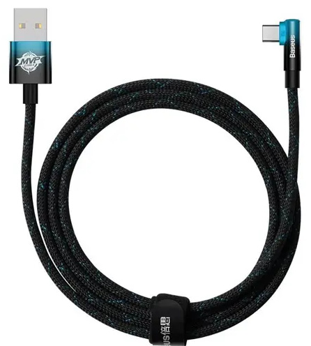 کابل تایپ سی گیمینگ بیسوس 1متر Baseus MVP2ELBOW TYPEC 100W CAVP000421 (E)