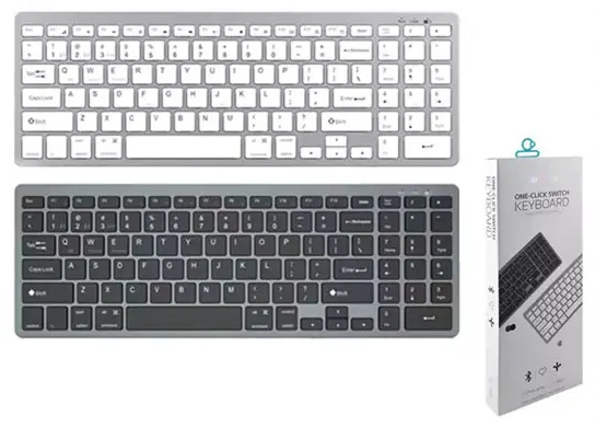 کیبورد بی سیم سه حالته کوتتسی Coteetci Three-mode wireless keyboard 84007 (E)