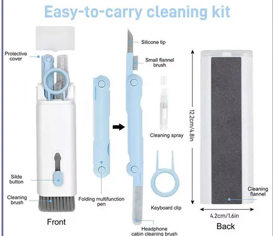 ست نظافت چند کاره دستگاههای الکترونیکی کوتتسی Coteetci 8 in1 Multifunctional cleaning set 75002 (E)