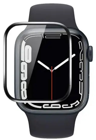 گلس اپل واچ 41 میلیمتری سری 7 و 8 کوتتسی Coteetci iWatch7/8 full Glue tempered glass 41mm 24006-41 (E)