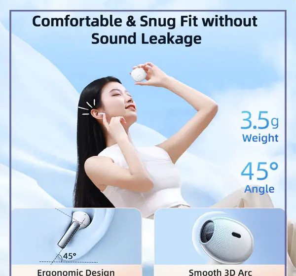 هندزفری بلوتوث جویروم JOYROOM True Wireless ENC Earphones JR-PB1 (E)