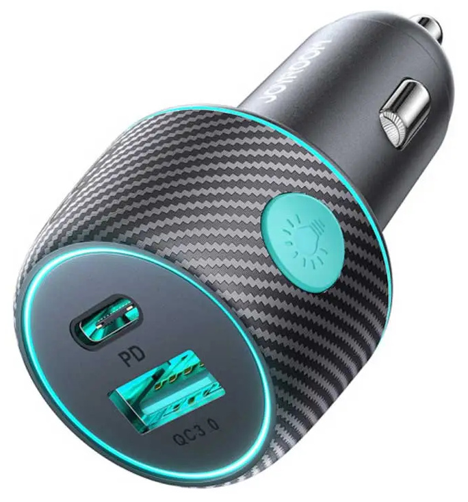شارژر فندکی فست شارژ دو پورت 60وات جویروم JOYROOM CAR CHARGER 60W JR-CCN01 (E)