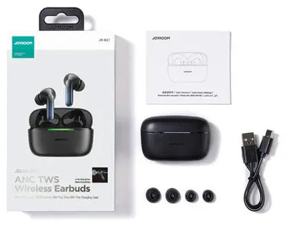 هندزفری بلوتوث جویروم Joyroom ANC TWS Wireless Earbuds JR-BC1 (E)