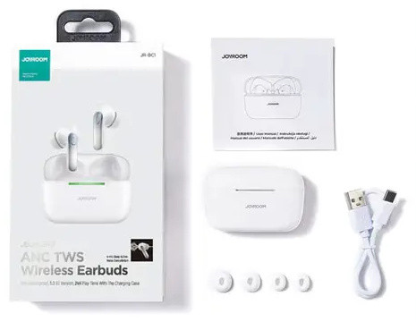 هندزفری بلوتوث جویروم Joyroom ANC TWS Wireless Earbuds JR-BC1 (E)