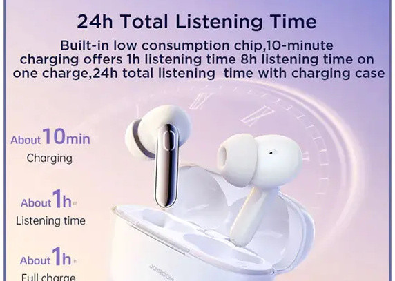 هندزفری بلوتوث جویروم Joyroom ANC TWS Wireless Earbuds JR-BC1 (E)