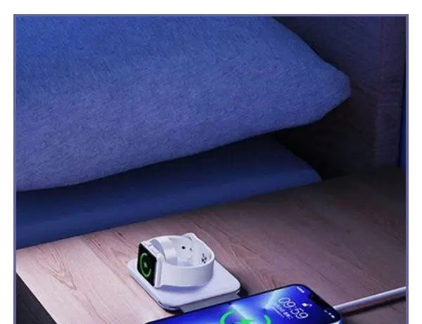 شارژر وایرلس 3 کاره ارلدم Earldom Magnetic Wireless Charger ET-WC19 (E)