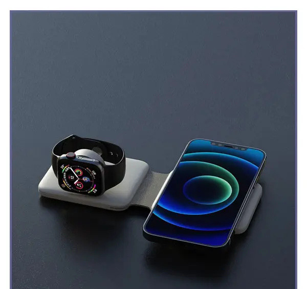 شارژر وایرلس 3 کاره ارلدم Earldom Magnetic Wireless Charger ET-WC19 (E)