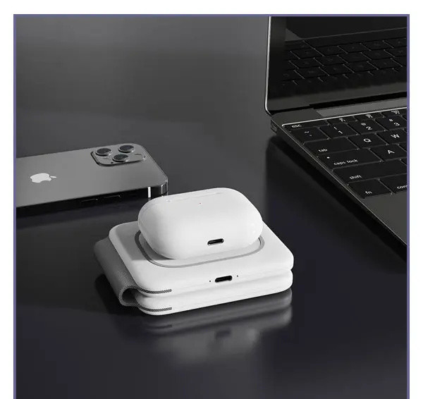 شارژر وایرلس 3 کاره ارلدم Earldom Magnetic Wireless Charger ET-WC19 (E)