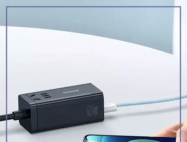 کابل شارژ لایتنینگ 1 متری بیسوس Baseus Dynamic Fast Charging Data Cable CALD000402 (E)