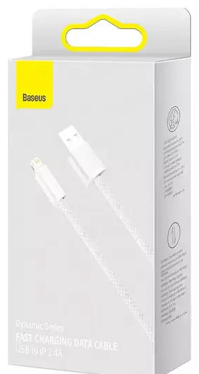 کابل شارژ لایتنینگ 1 متری بیسوس Baseus Dynamic Fast Charging Data Cable CALD000402 (E)