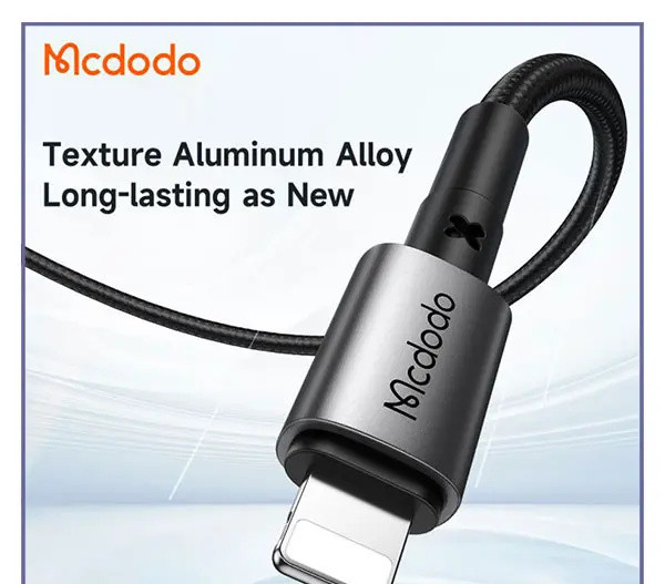 کابل شارژ لایتنینگ 1.2 مک دودو Mcdodo Lightning Data Cable CA-3580 (E)