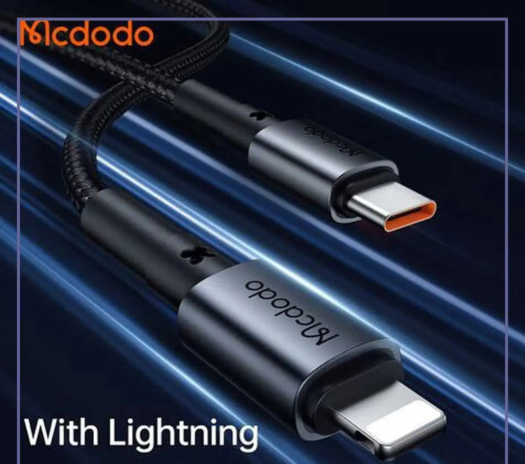 شارژر فندکی مکدودو 30 وات به همراه تایپ سی به لایتنینگ MCDODO CC-7492 (E)
