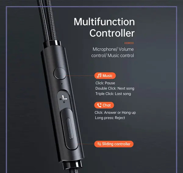هندزفری سیمی گیمینگ لایتنینگ مک دودو Mcdodo Gaming Lightning Earphone HP-1350 (E)