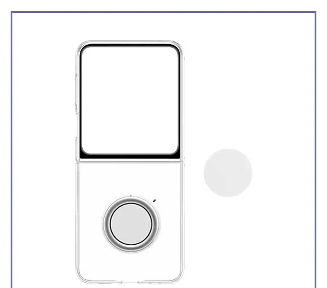 کاور شفاف سامسونگ Samsung Z Flip5 Clear Gadget Case (EF-XF731CTEGWW) (E)