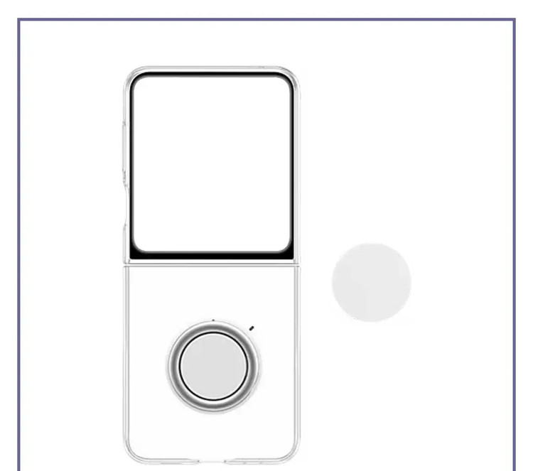 کاور شفاف سامسونگ Samsung Z Flip5 Clear Gadget Case (EF-XF731CTEGWW) (E)
