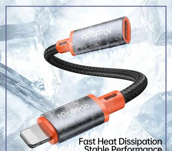 تبدیل تایپ سی به لایتنینگ مک دودو Mcdodo Type-C To Lightning Convertor Cable CA-1440 (E)