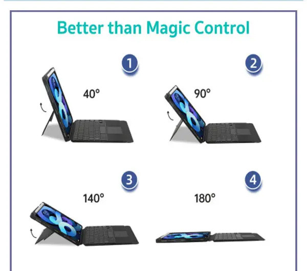 کیبورد کیس آیپد کوتسی Magnet Keyboard for Ipad 10.9/11 64008 (E)