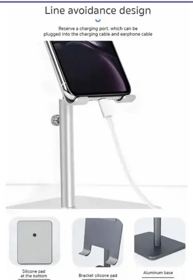 پایه رومیزی موبایل و تبلت کوتتسی Coteetci Metal Desktop Stand CS5515 SD-27 (E)