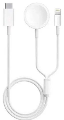 کابل شارژ سریع اپل واچ دوکاره کوتتسی Coteetci IWatch Charger PD Fast Charging Cable 26002 (E)