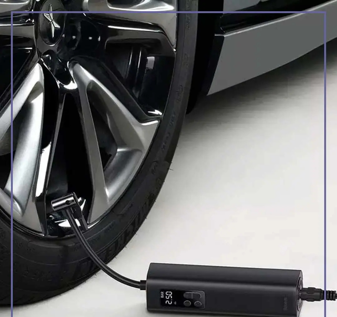 پمپ باد و چراغقوه بیسوس Baseus Super Mini Inflator Pump CRCQ000001 (E)