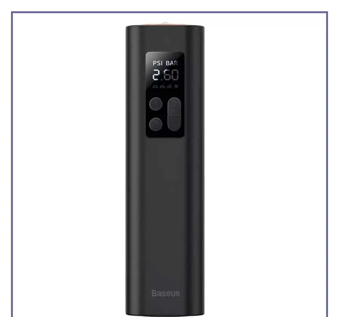 پمپ باد و چراغقوه بیسوس Baseus Super Mini Inflator Pump CRCQ000001 (E)