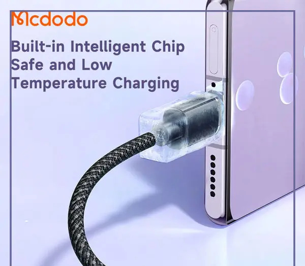کابل شارژ دو سر تایپ سی 100 وات 1.2 متر مک دودو Mcdodo Type-C to Type-C PD Data Cable CA-3670 (E)