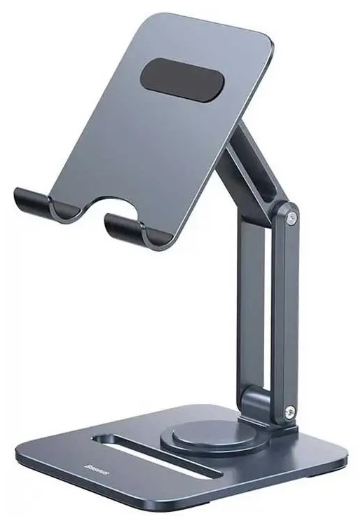 هولدر رومیزی تبلت 360درجه بیسوس Baseus Desktop Biaxial Foldable Metal Stand for tablet B10431801811 (E)