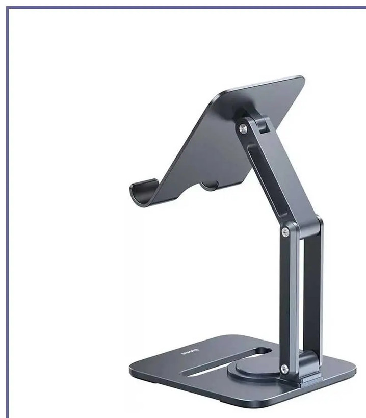 هولدر رومیزی تبلت 360درجه بیسوس Baseus Desktop Biaxial Foldable Metal Stand for tablet B10431801811 (E)