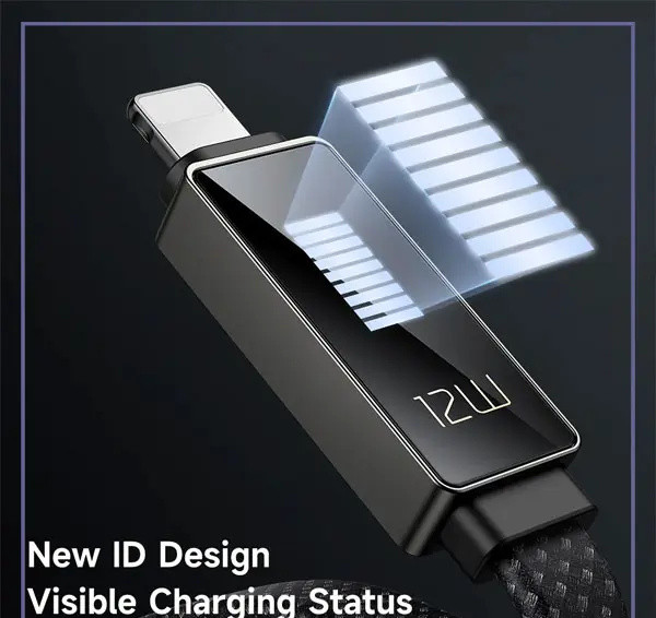 کابل شارژ لایتنینگ 1.2 متر مک دودو Mcdodo LED Rhythm Data Cable CA-497 (E)