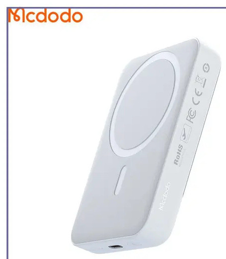 پاوربانک وایرلس مگنتی 20 وات 10000 مک دودو Mcdodo Magnetic Wireless Power Bank MC-426 (E)