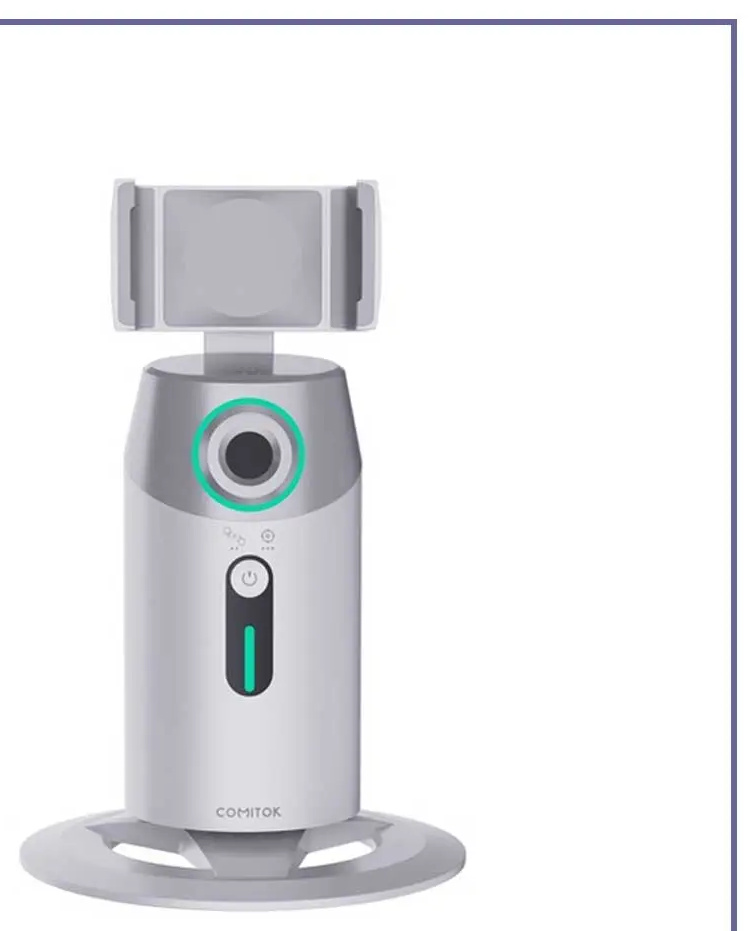 گیمبال هوشمند با تشخیص چهره رومیزی پرودو Porodo Gimbal with AI Face tracking (E)