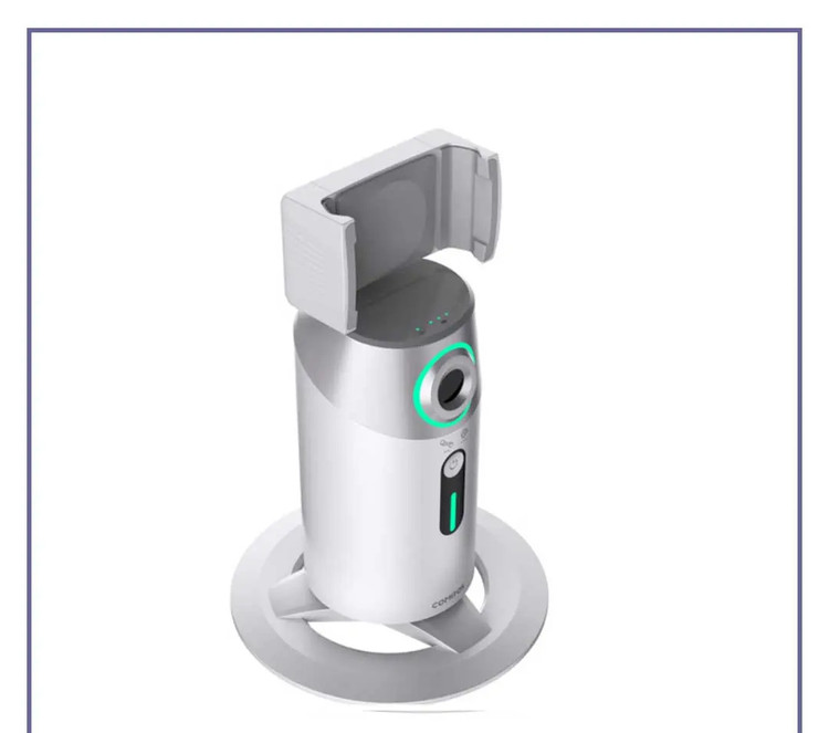 گیمبال هوشمند با تشخیص چهره رومیزی پرودو Porodo Gimbal with AI Face tracking (E)