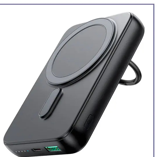 پاوربانک مگنتی وایرلس 10000 جویروم Joyroom Mini Magnetic Wireless Power Bank JR-W050 (E)