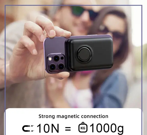 پاوربانک مگنتی وایرلس 10000 جویروم Joyroom Mini Magnetic Wireless Power Bank JR-W050 (E)