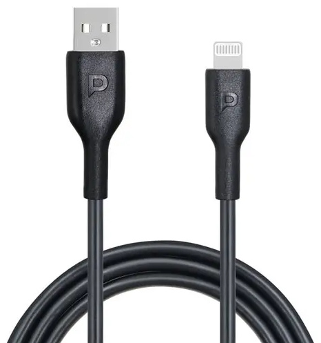 کابل شارژ لایتنینگ 1.2 متر پاورولوژی Powerology Lightning Data Cable PWATL1M (E)