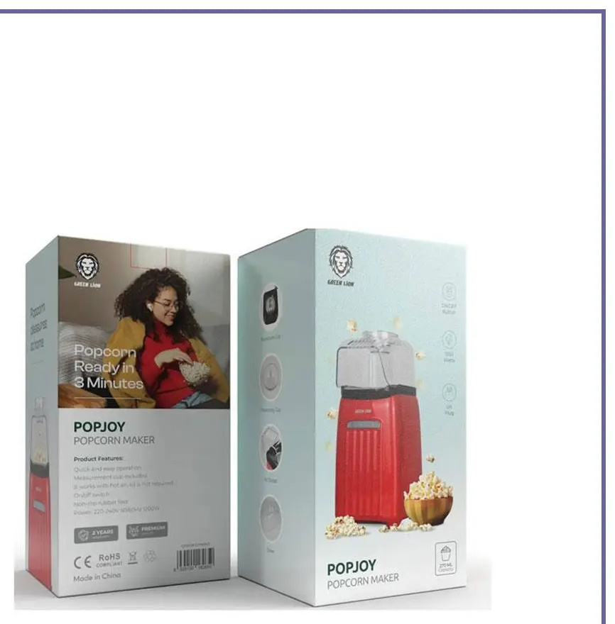 پاپ کورن ساز گرین لاین Green Lion PopJoy Pop Corn Maker GNPOPJYPMRD (E)