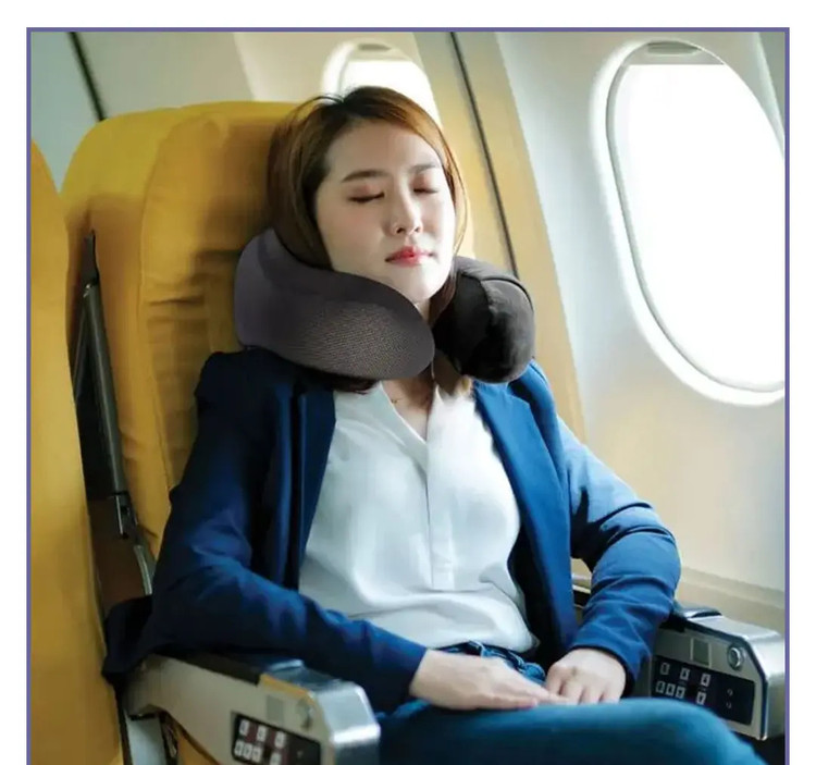 بالش گردن فوم مموری گرین لاین Green Memory Foam Neck Pillow GNMEFMNECKBK (E)