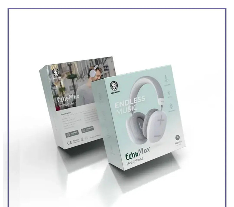 هدست بیسیم گرین لاین Green lion Echo Max headphones GNECOMAXHPBK (E)
