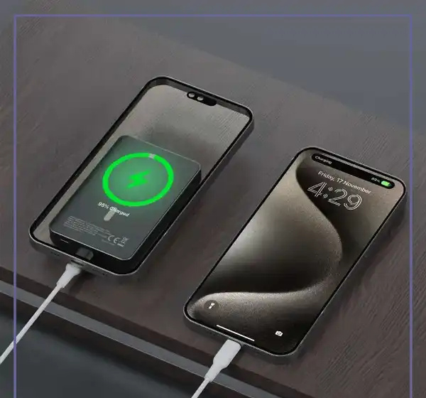پاوربانک مگ سیف 10000 پاورولوژی Powerology Magsafe Aluminum Power Bank PPBCHA34 (E)