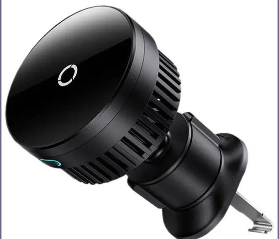 هولدر دریچه کولری مگنتی و شارژر وایرلس بیسوس Baseus MagPro Series Magnetic Wireless Charging Car Charger C40164100121 (E)