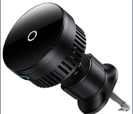 هولدر دریچه کولری مگنتی و شارژر وایرلس بیسوس Baseus MagPro Series Magnetic Wireless Charging Car Charger C40164100121 (E)