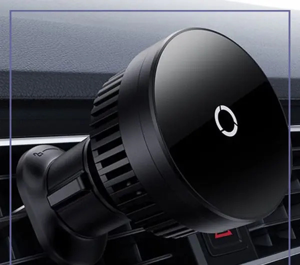 هولدر دریچه کولری مگنتی و شارژر وایرلس بیسوس Baseus MagPro Series Magnetic Wireless Charging Car Charger C40164100121 (E)
