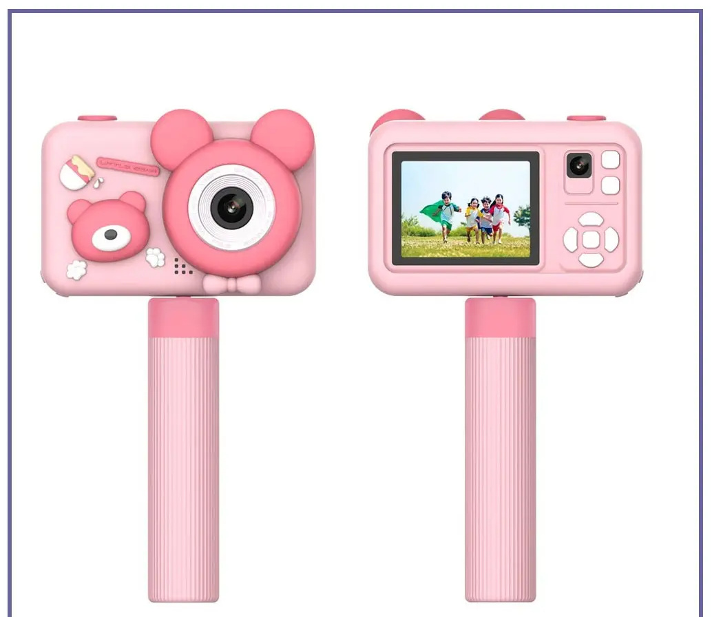 دوربین دیجیتال مخصوص کودکان پرودو Porodo Kids Digital Camera with Tripod Stand 26MP (E)