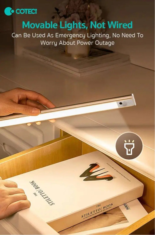 چراغ هومشند 30 سانتی کوتسی Coteci 1-World Sensor Light 89003 (E)