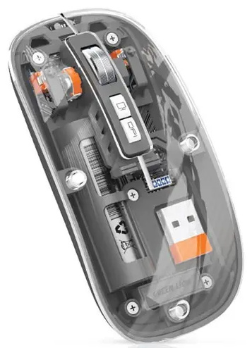 موس بیسیم گرین لاین Green Lion Transparent Mouse 2 GL-112 (E)