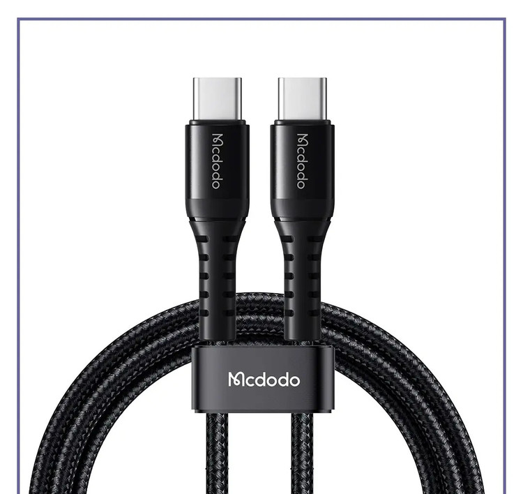 کابل دو سر تایپ سی 60 واتی 2 متر مک دودو Mcdodo Type c To Type C data Cable CA-5643 (E)