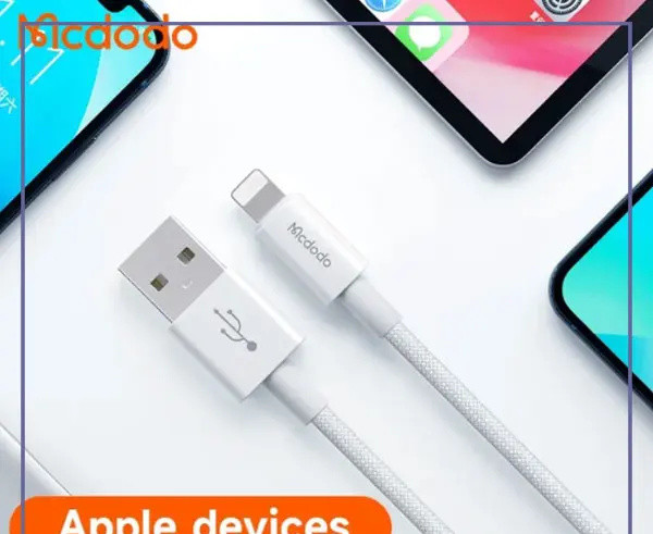 کابل لایتنینگ 1.2 متر مک دودو Mcdodo Lightning Data Cable CA-2751 (E)