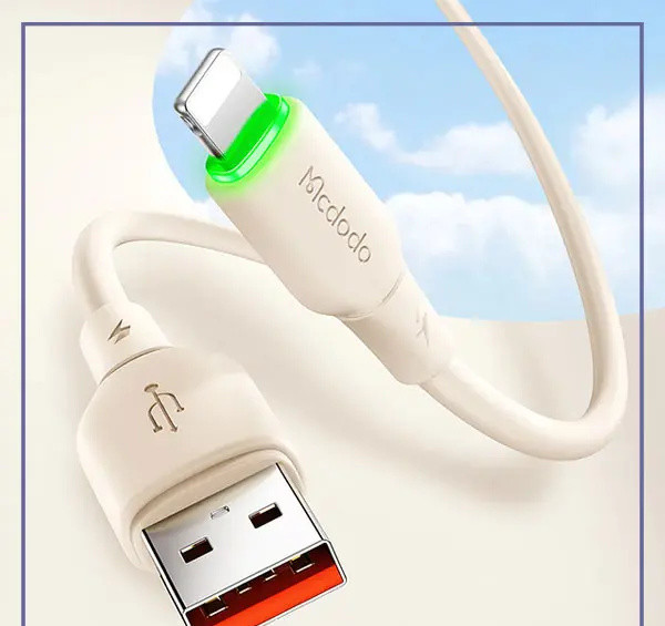 کابل لایتنینگ 1.2 متر مک دودو Mcdodo 3A Lightning Data Cable CA-4740 (E)