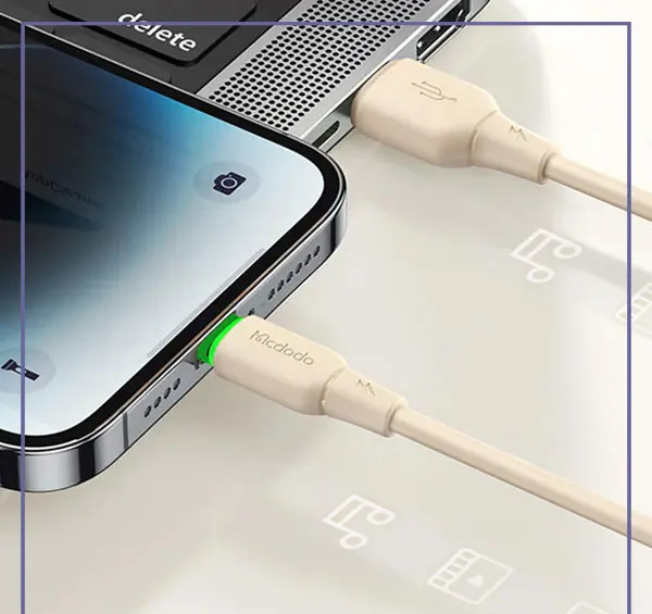 کابل لایتنینگ 1.2 متر مک دودو Mcdodo 3A Lightning Data Cable CA-4740 (E)
